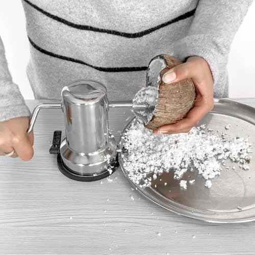 Image 7 of Primevans Coconut Scraper Machine with Vacuum Suction Base