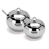 Image 1 of Default Title for the product Sumeet Stainless Steel Ghee and Oil Pot, Storage Conrainer with Spoon for Kitchen, 7.5cm & 8.5cm Dia, 170ML & 230ML - Silver (Pack of 2)