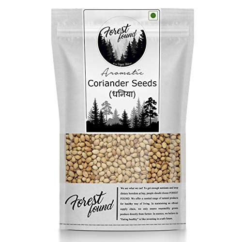 Image 1 of 900 gm / Pack of 1 for the product Forest Found Whole Coriander Seeds Sabut Dhaniya