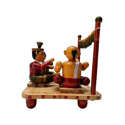 Image 4 of Hand Crafted - Etikoppaka Toy - Beautiful Marriage Mandapam
