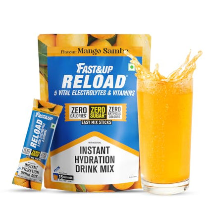 Image 8 of Mango Samba / Pack of 15 for the product Fast&Up Reload Electrolytes Powder Sachets