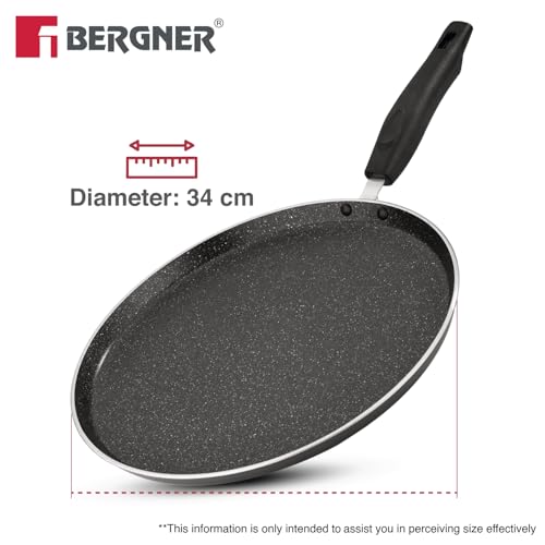 Image 4 of BERGNER Essential Plus 34cm Non-Stick Dosa Tawa