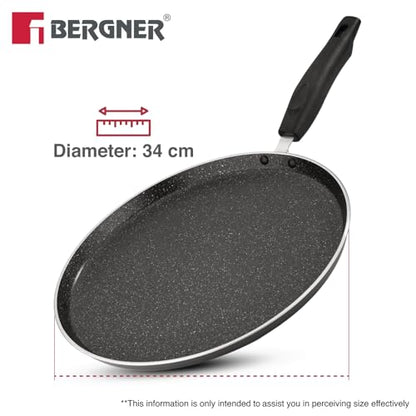 Image 4 of BERGNER Essential Plus 34cm Non-Stick Dosa Tawa