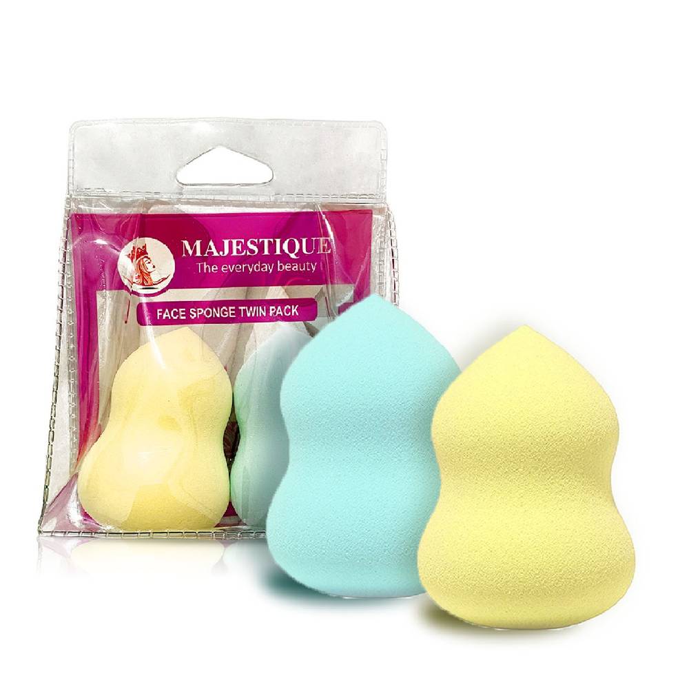 Image 1 of 2 pcs for the product Majestique Face Sponge Twin Pack