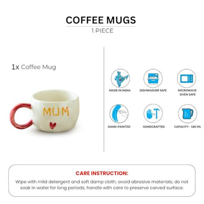 Image 4 of ExclusiveLane Dearest Mum Ceramic Tea & Coffee Mug 280 ml