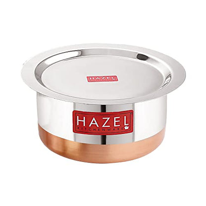 Image 5 of SS (1 pc Tope with 1 pc Lid) / 2.4 l for the product HAZEL Stainless Steel Patila Set with Lid
