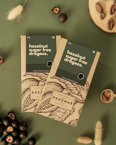 Image 1 of Default Title for the product KOKOMAE Sugar Free Hazelnut Dragées 50g