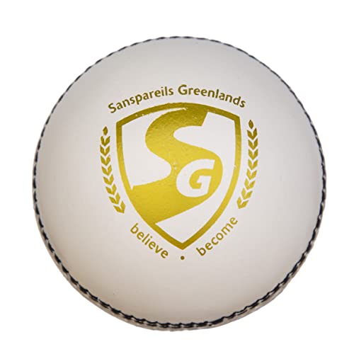 Image 3 of SG Leather Cricket Balls Shield 20 (White)