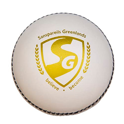 Image 3 of SG Leather Cricket Balls Shield 20 (White)