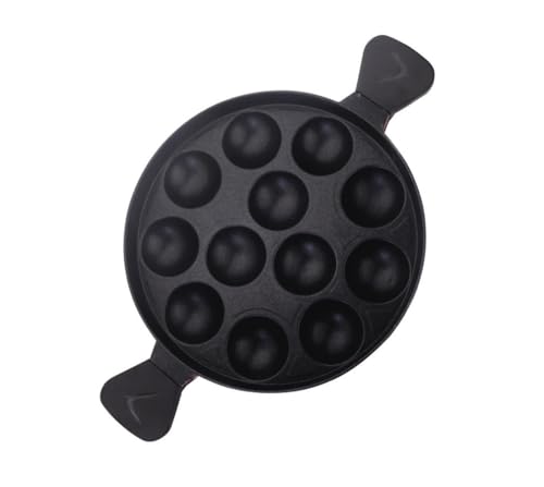 Image 5 of SWIFT Non Stick 12 Cavity Aluminium Appam Patra Ponganal Guntapongadalu Paniyaram Litti Maker with Lid 23 cm Black