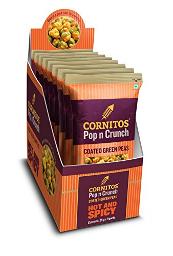 Image 1 of Default Title for the product Cornitos Coated Green Peas, Hot and Spicy, 234g