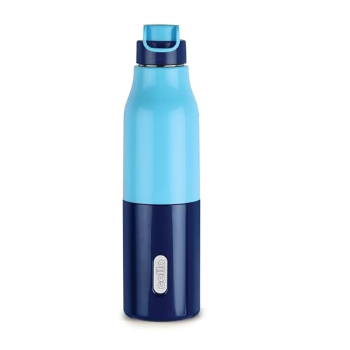 Image 1 of Blue / 680 ml for the product Cello Puro Steel-X Felix Insulated Water Bottle