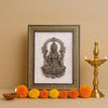Image 1 of Default Title for the product Astrotalk Pyrite Lakshmi Ji on Selenite Frame | Pyrite Stone Brings Money & Abundance | Maa Lakshmi Pooja Decorative Items for Home & Office | Gift for Man & Woman | 19x24x1 cm | 1 Piece