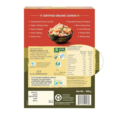 Image 3 of ORGANIC INDIA Quinoa 500g Pack of 2