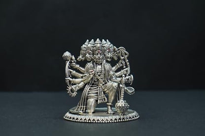Image 2 of Dista Silvers Antique Panchamukhi Hanuman 175.72G