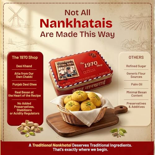 Image 7 of the 1970 shop Besan Nankhatai Cookies 300g
