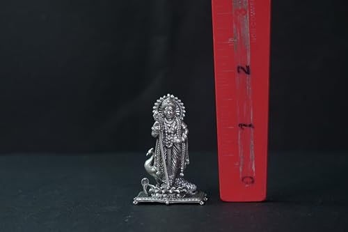 Image 4 of Dista Silvers Antique Muragan Idol Standing 42.84G