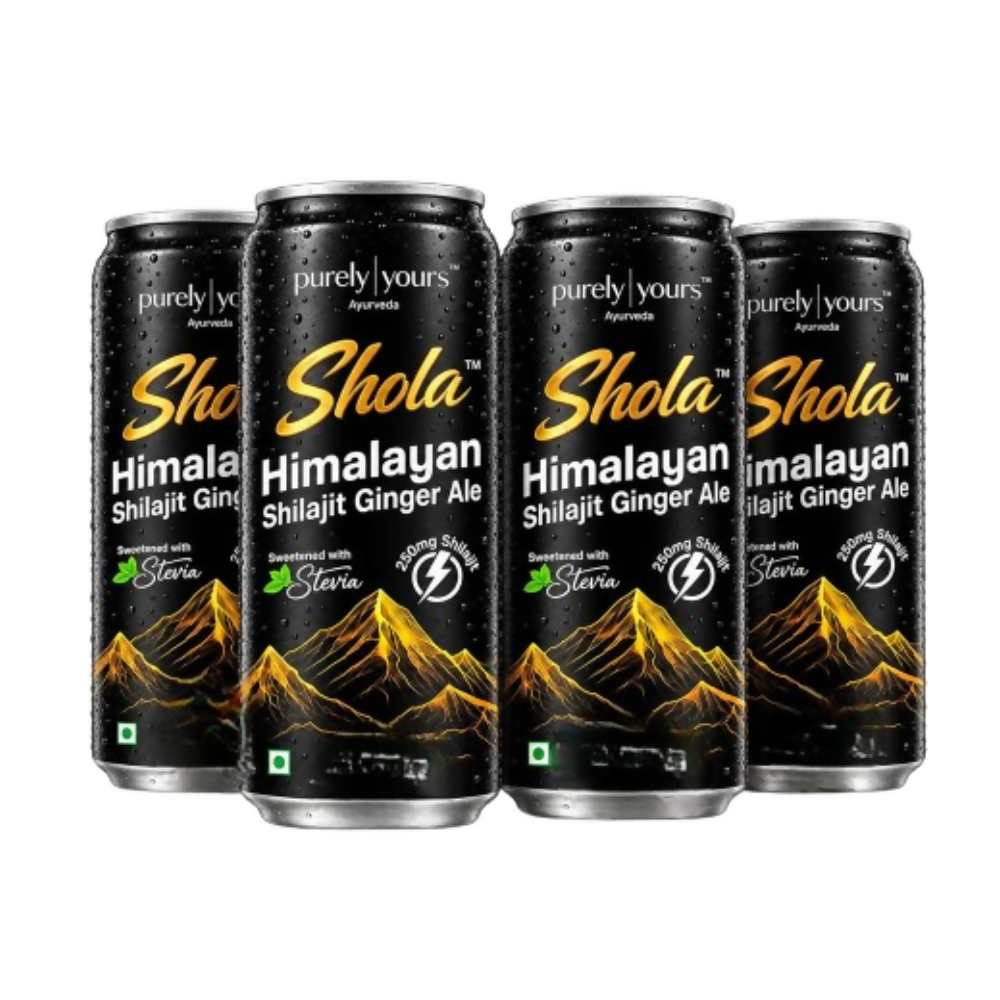 Image 1 of 250 ml / Pack of 4 for the product Purely Yours Shola Himalayan SJ Ginger Ale Drink