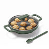 Image 1 of Default Title for the product Ember Cookware Pre-Seasoned Cast Iron Appe Pan 20 cm with Glass Lid