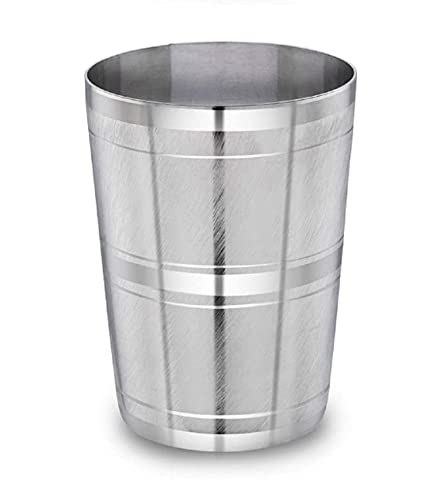 Image 2 of neelam Stainless Steel Diamond Glass Set of 4, 400 ml