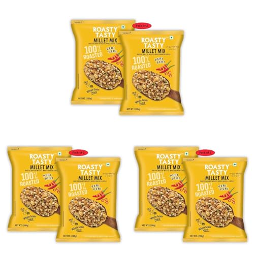 Image 7 of 200 g (Pack of 6) for the product Roasty Tasty Millet Mix Peri Peri