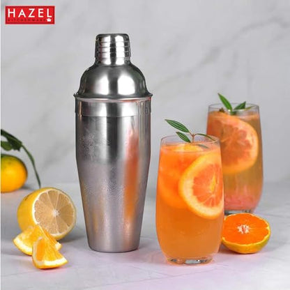 Image 2 of HAZEL Stainless Steel Cocktail Drink Shaker 800 ml
