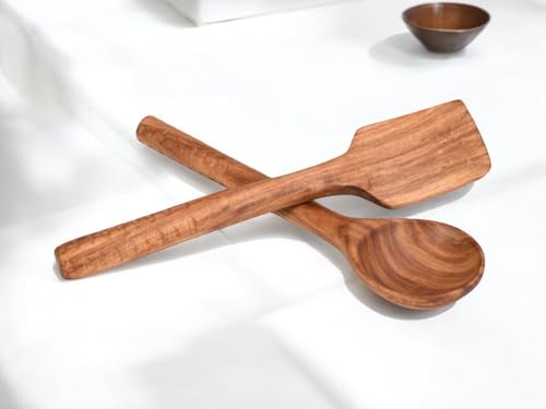 Image 6 of Vesta Homes Sheesham Wood Premium Spoon Set of 2
