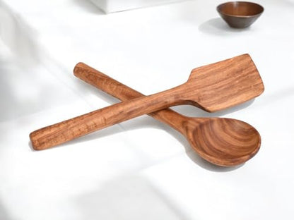 Image 6 of Vesta Homes Sheesham Wood Premium Spoon Set of 2