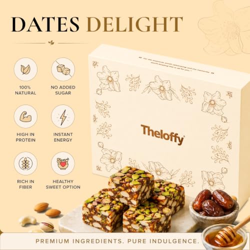 Image 3 of THELOFFY Dates Delight Premium Dates & Dry Fruit Sweet 500 GM