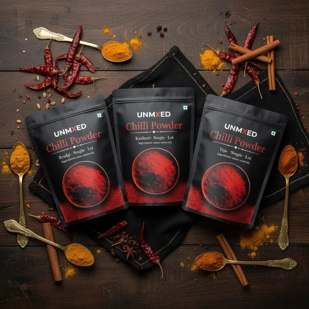 Image 2 of UNMIXED Chilli Trio Combo – Teja, Byadgi & Kashmiri