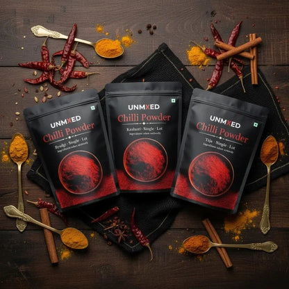 Image 2 of UNMIXED Chilli Trio Combo – Teja, Byadgi & Kashmiri