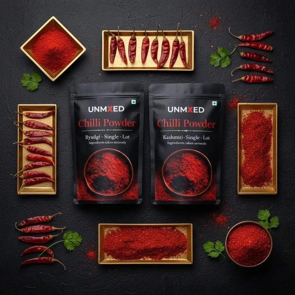 Image 2 of UNMIXED Chilli Powder Value Pack – Byadgi & Kashmiri | Family Combo