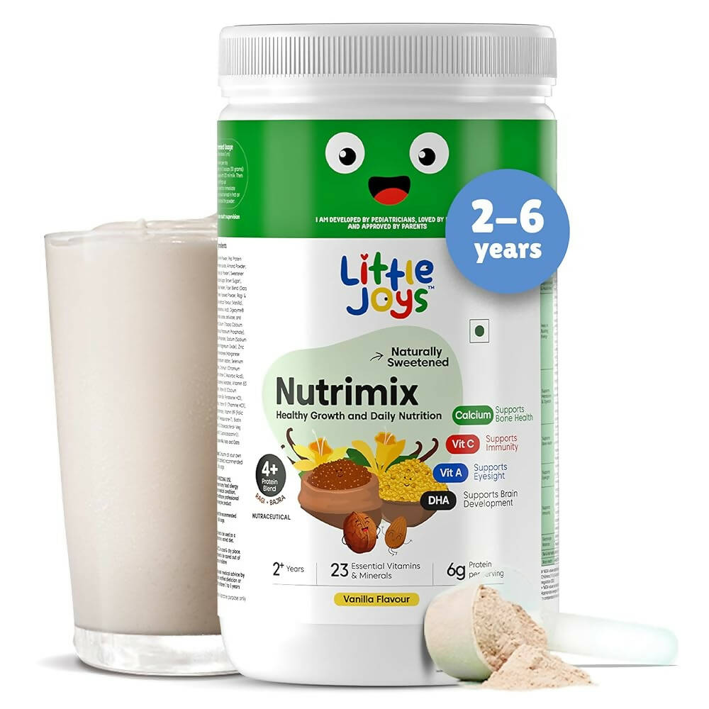 Image 1 of 350 gm / Vanilla for the product Little Joys Nutrimix Powder for Young Kids (2-6 Years)
