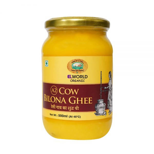 Image 1 of 500 ml / Pack of 1 for the product El World Organic A2 Cow Bilona Ghee | Desi Gir Cow Ghee | Organic A2 Desi Ghee