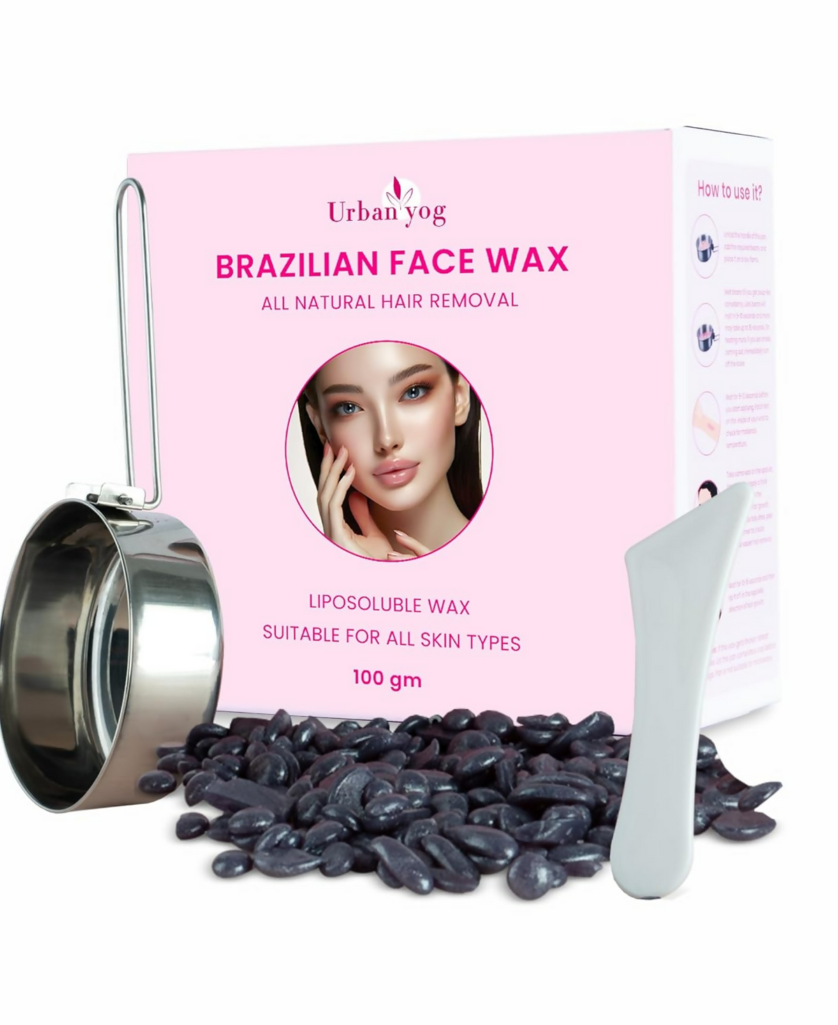 Image 1 of Urban Yog Brazilian Beans Face Wax