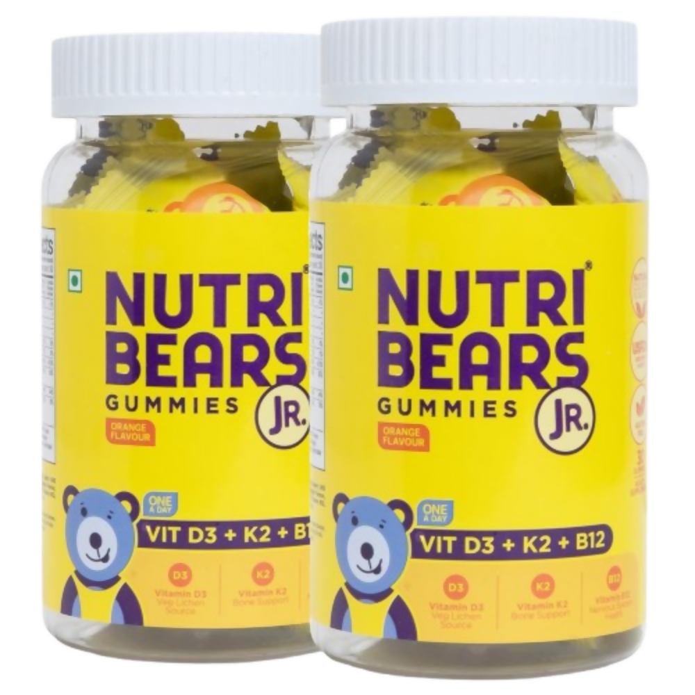 Image 2 of 30 Gummies / Pack of 2 for the product NutriBears Kids Vitamin D3,K2 & B12 Gummies