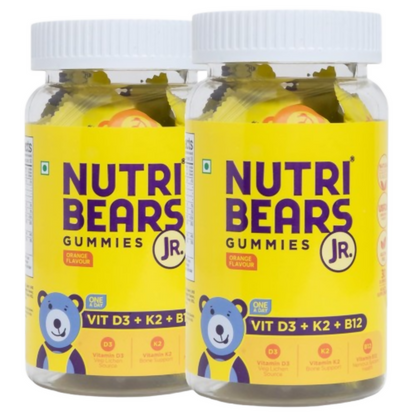 Image 2 of 30 Gummies / Pack of 2 for the product NutriBears Kids Vitamin D3,K2 & B12 Gummies