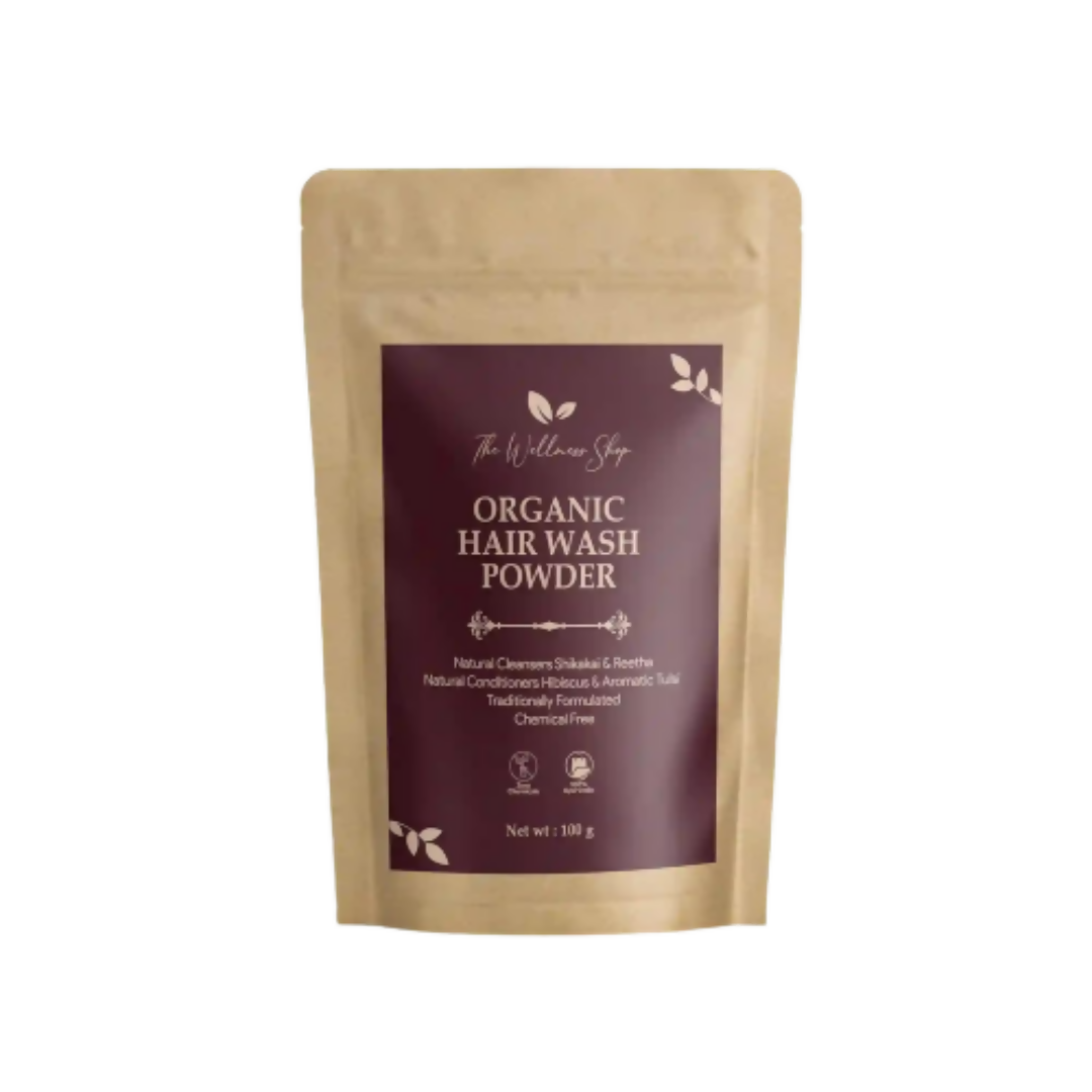 Image 1 of 100 gm for the product The Wellness Shop Organic Hair Wash Powder