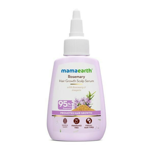 Image 1 of Mamaearth Rosemary Hair Growth Scalp Serum with 95% Pure Rosemary Oil