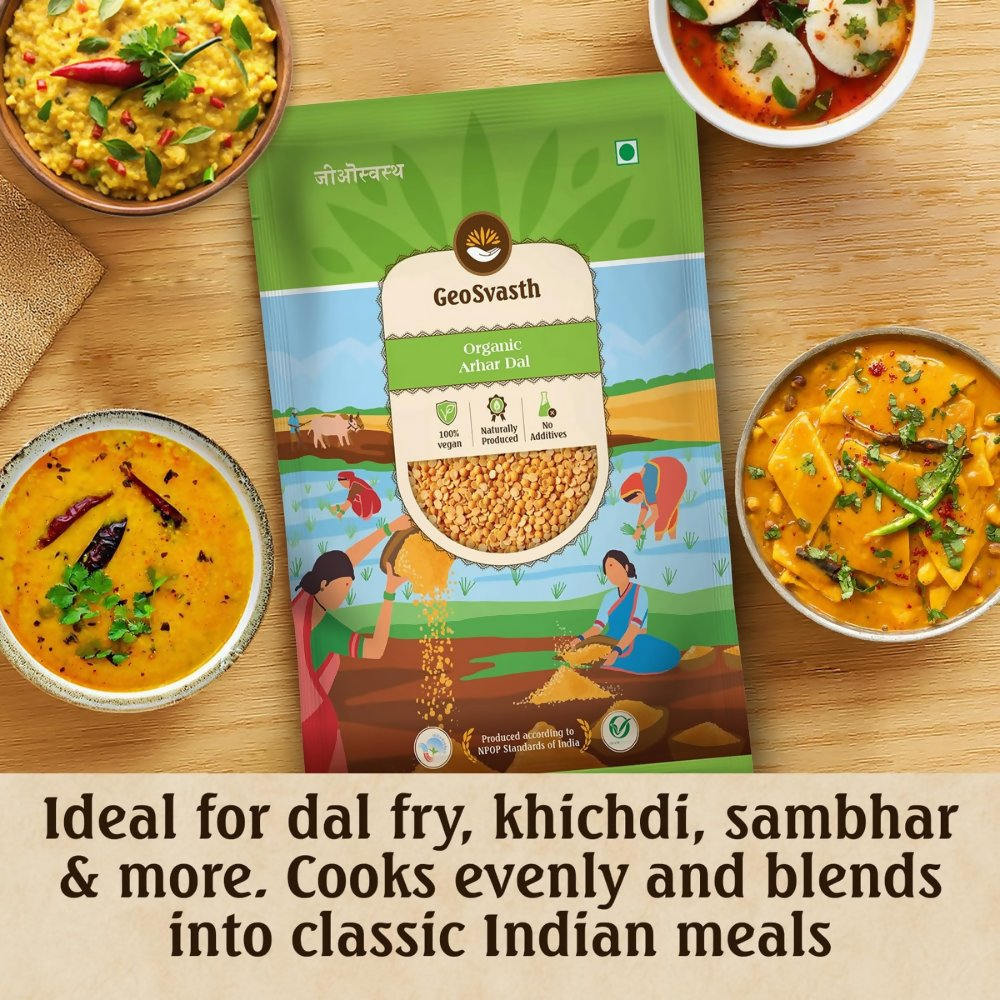 Image 4 of Geosvasth Organic Arhar Dal