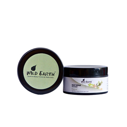 Image 1 of 50 gm / Pack of 1 for the product Wild Earth Night Face Repair Cream