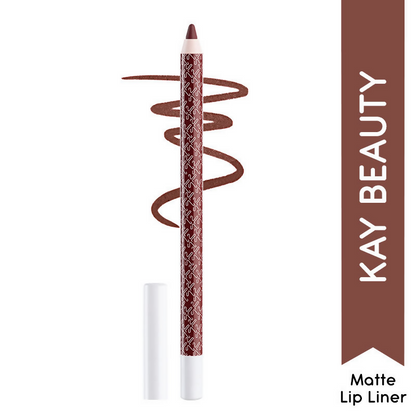Image 2 of Kay Beauty Matte Action Lip Liner & Fill Lip Pencil - Fame