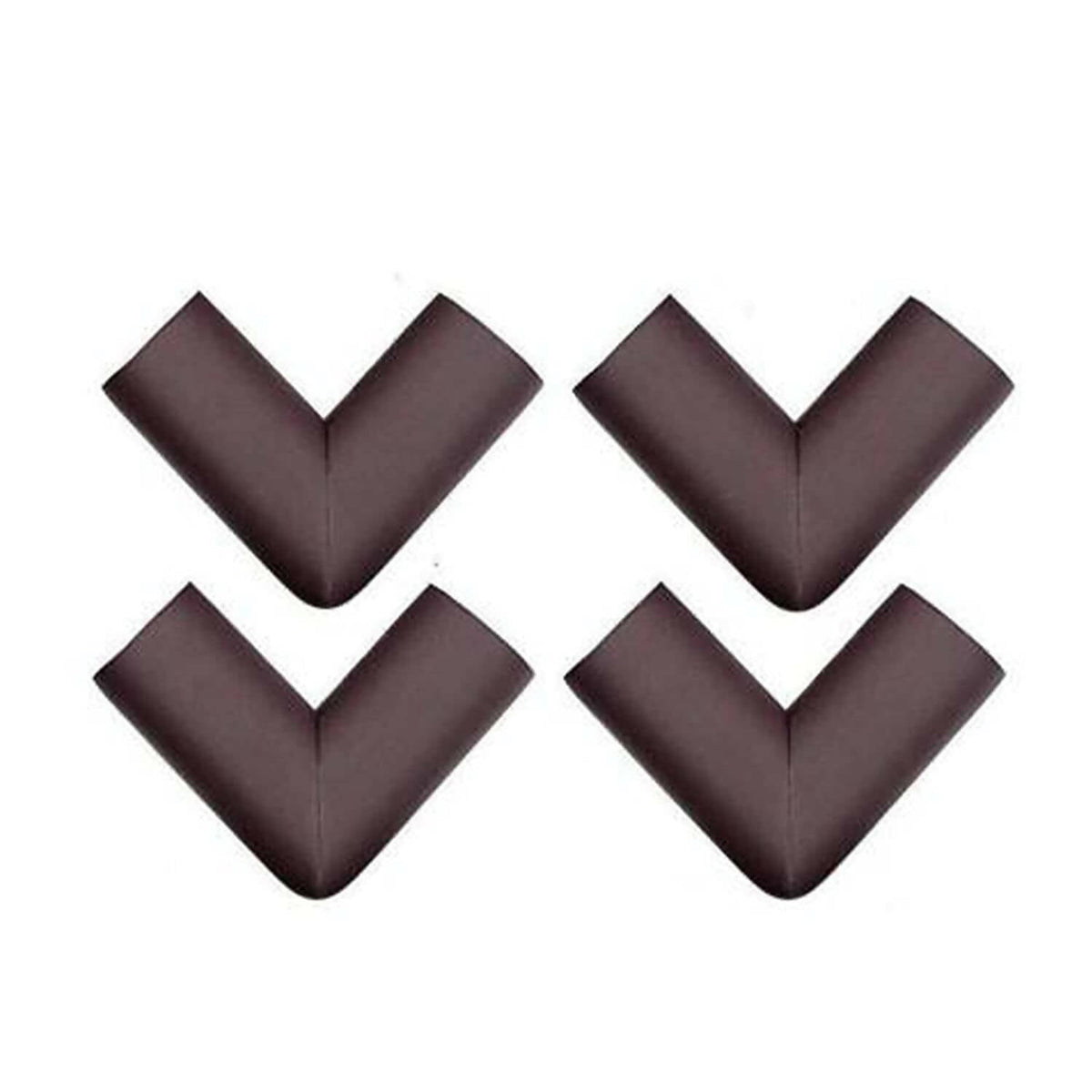 Image 1 of Default Title for the product Safe-O-Kid Set of 12 Corner U Shaped Corner Guards for Kids safety- Brown-Large
