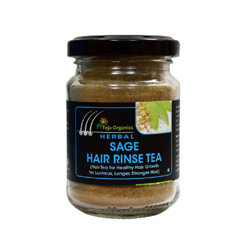 Image 1 of 50 gm for the product Teja Organics Sage Hair Rinse Tea