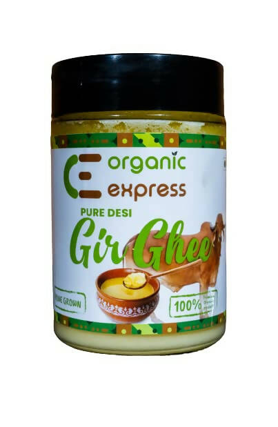 Image 1 of 250 ml / Pack of 1 for the product Organic Express A2 Gir Ghee | 100% Gir Cow Ghee | Vedic Bilona Method | Grassfed, Cultured, Premium & Traditional Ghee | Immunity Booster