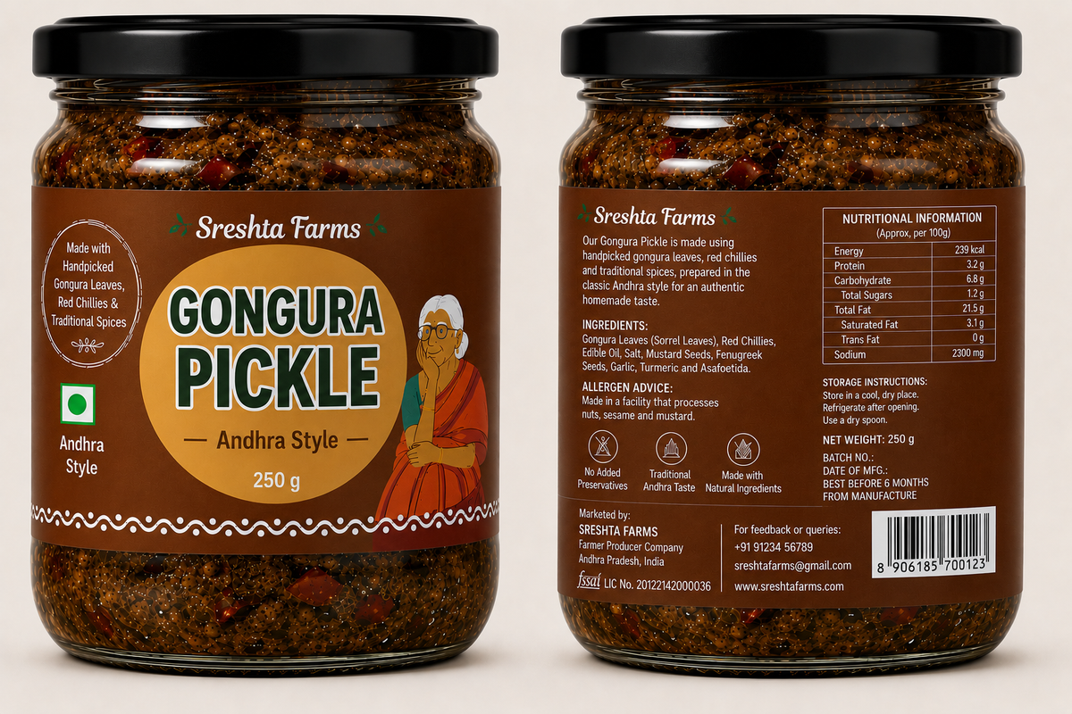 Image 6 of Sreshta Farms Gongura Pickle