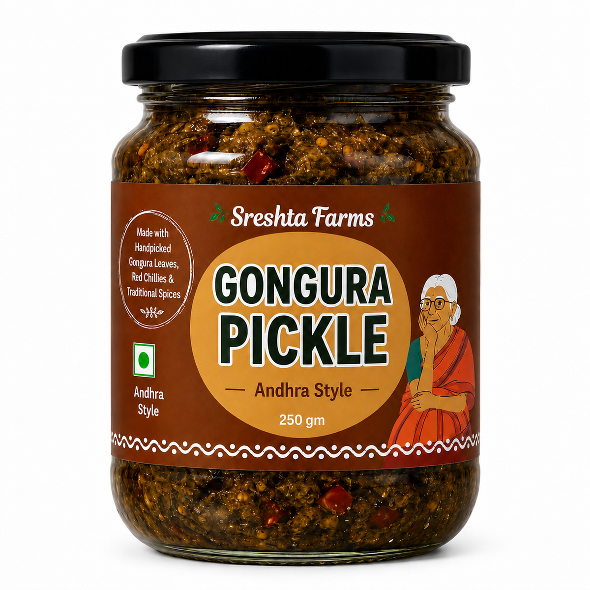 Image 1 of Sreshta Farms Gongura Pickle