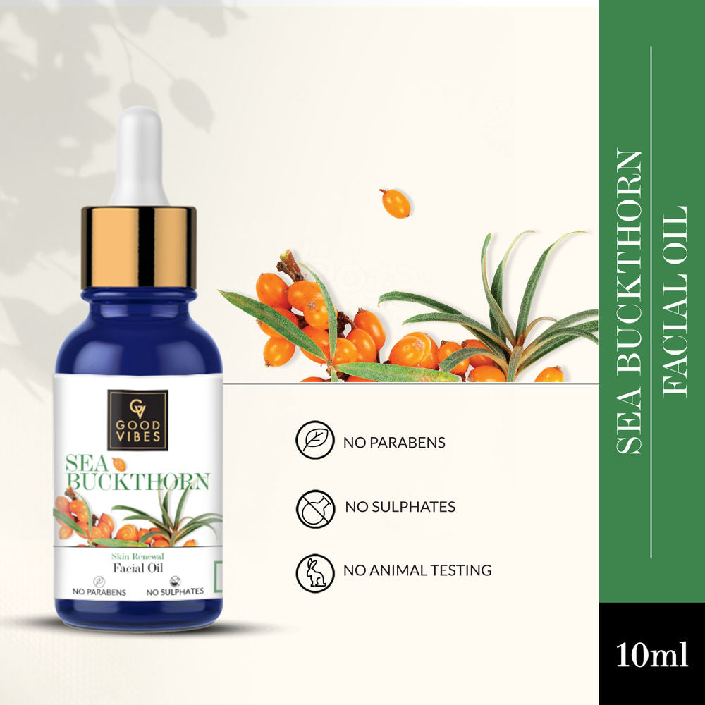 Image 2 of Good Vibes Skin Renewal Facial Oil - Sea Buckthorn