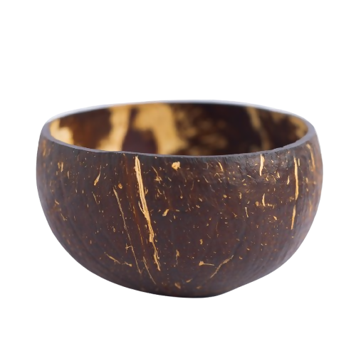 Image 2 of Thenga Natural Round Coconut Shell Bowl