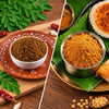 Image 1 of combo for the product Tenali Ruchulu Podi Combo: Munagaku Karam Podi + Chitlam Podi